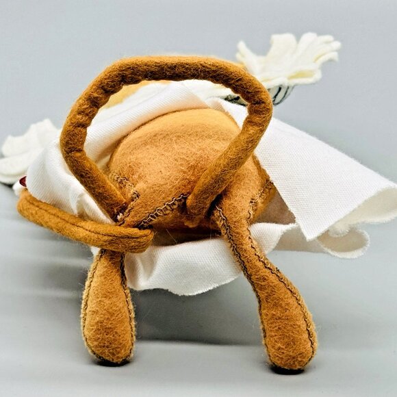 Annalee Mouse Angel Nativity Praying Gold Halo 1996 Vintage Christmas USA 7 inch - Picture 8 of 9